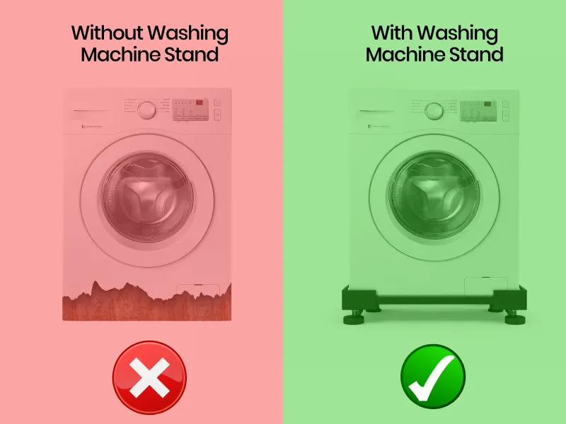 Washing Machine Metal Stand
